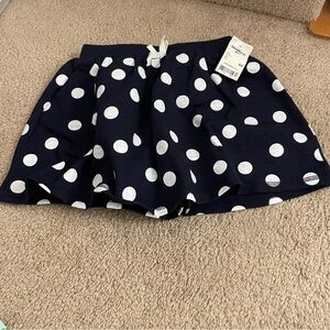 OshKosh B'gosh Navy Polka Dot Skirt